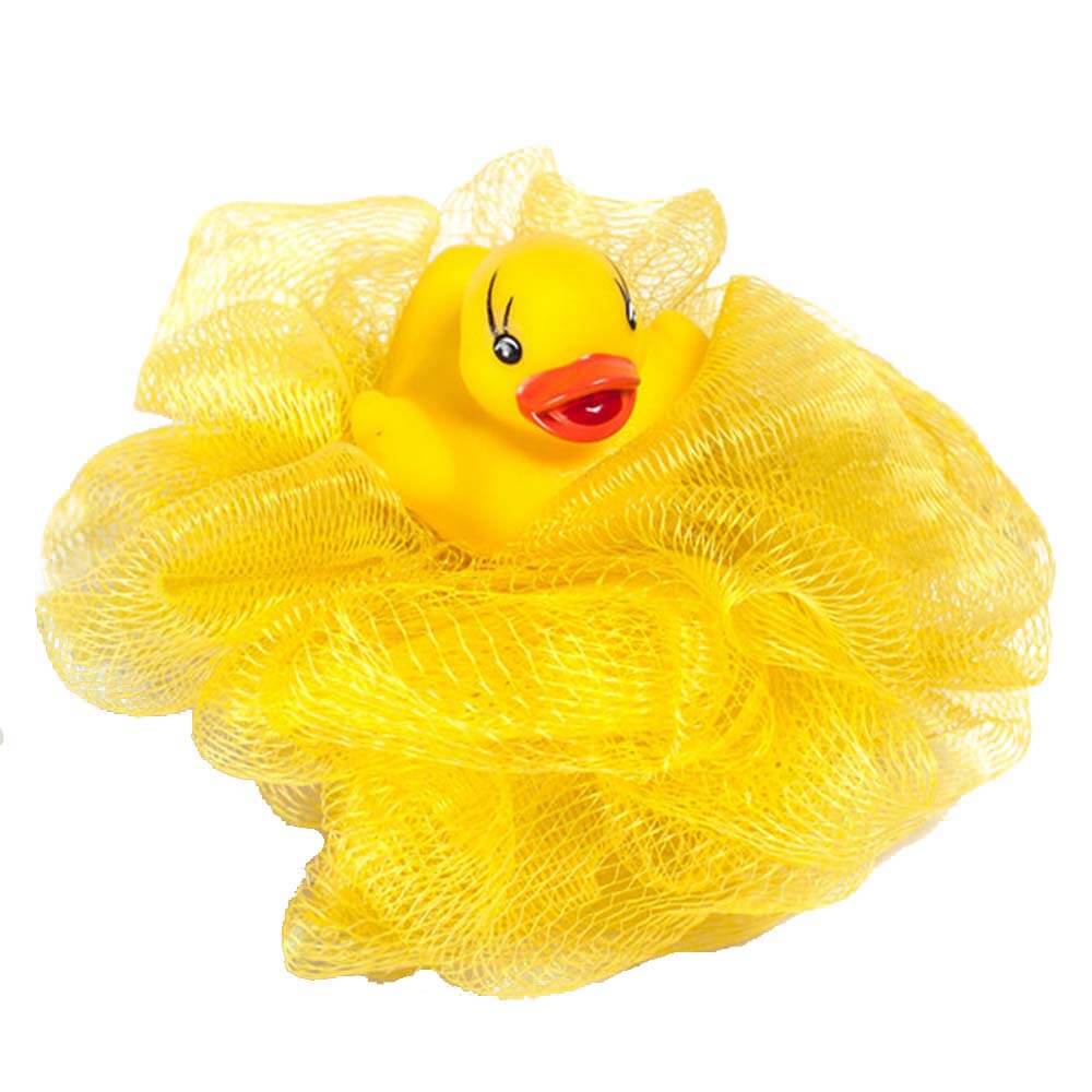 eco-friendly animal vinyl shower mesh bath pouf dc-bp022