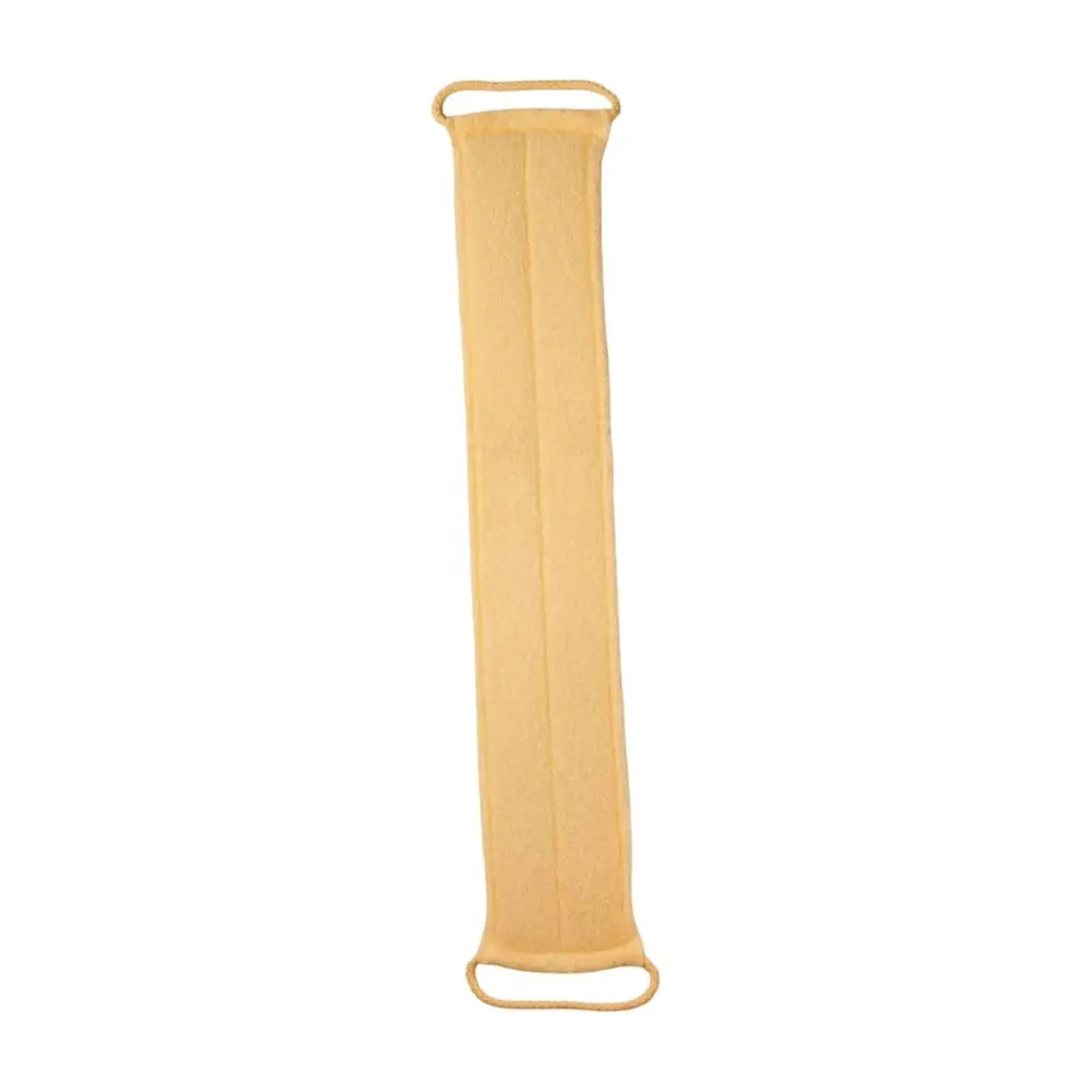 Cream exfoliating shower bath scrubber DC-BS028 for gentle skin exfoliation and back cleansing during shower.