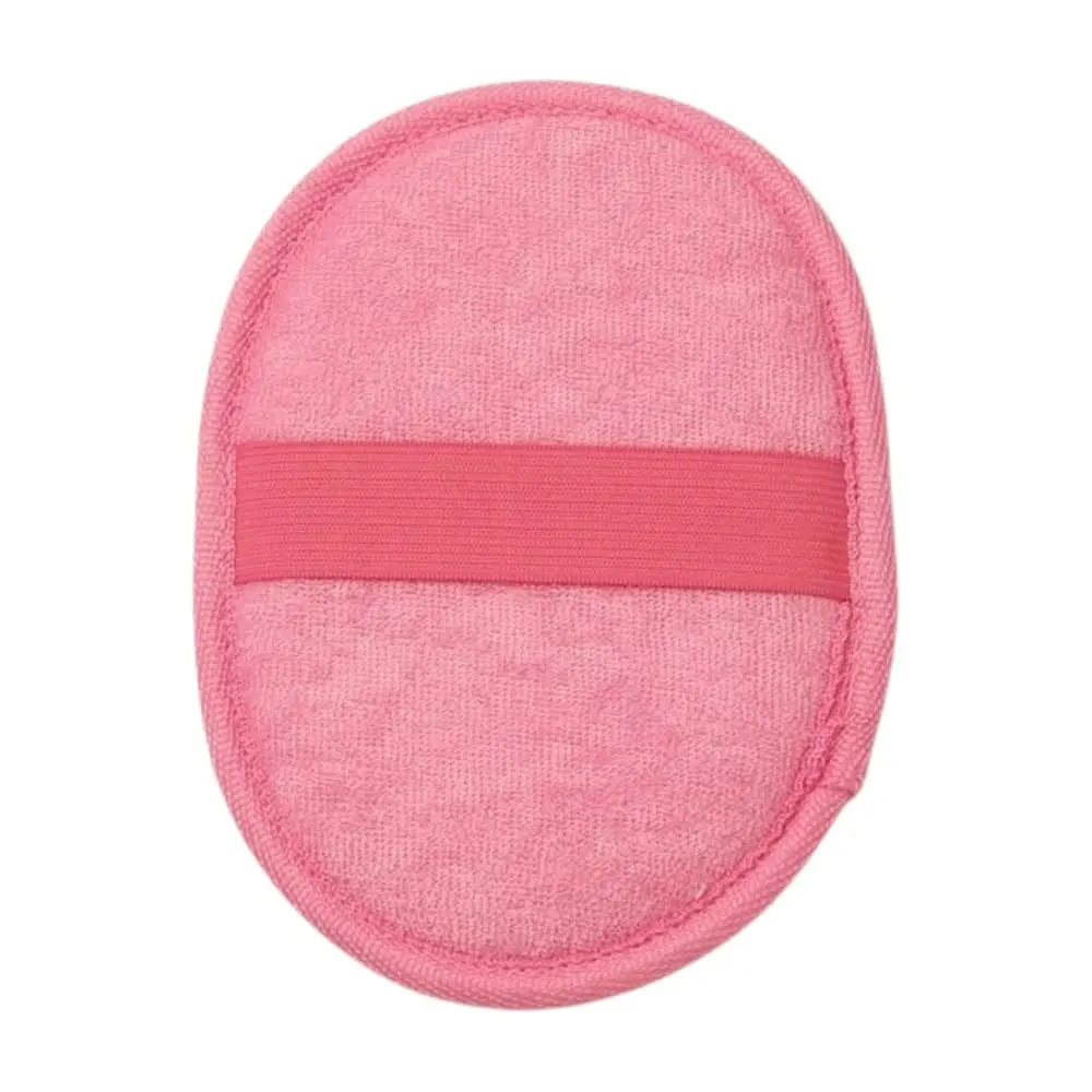 Exfoliating Sponge Body Scrubber DC-BRP049 back view – shower sponge with hanging loop for quick drying