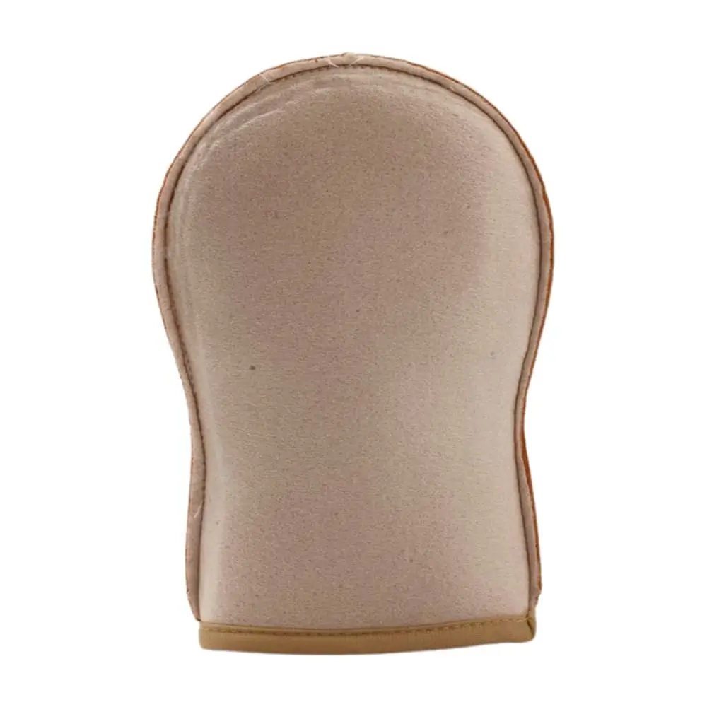 Inner view of Fake Tan Glove DC-BM117 with waterproof lining to prevent palm stains during self-tanning