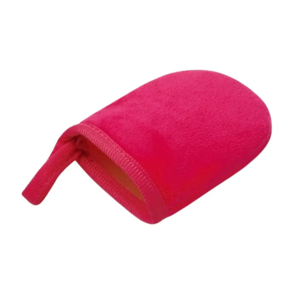 False Tan Mitt DC-BM118 side view – ergonomic velvet tanning glove for streak-free self-tan