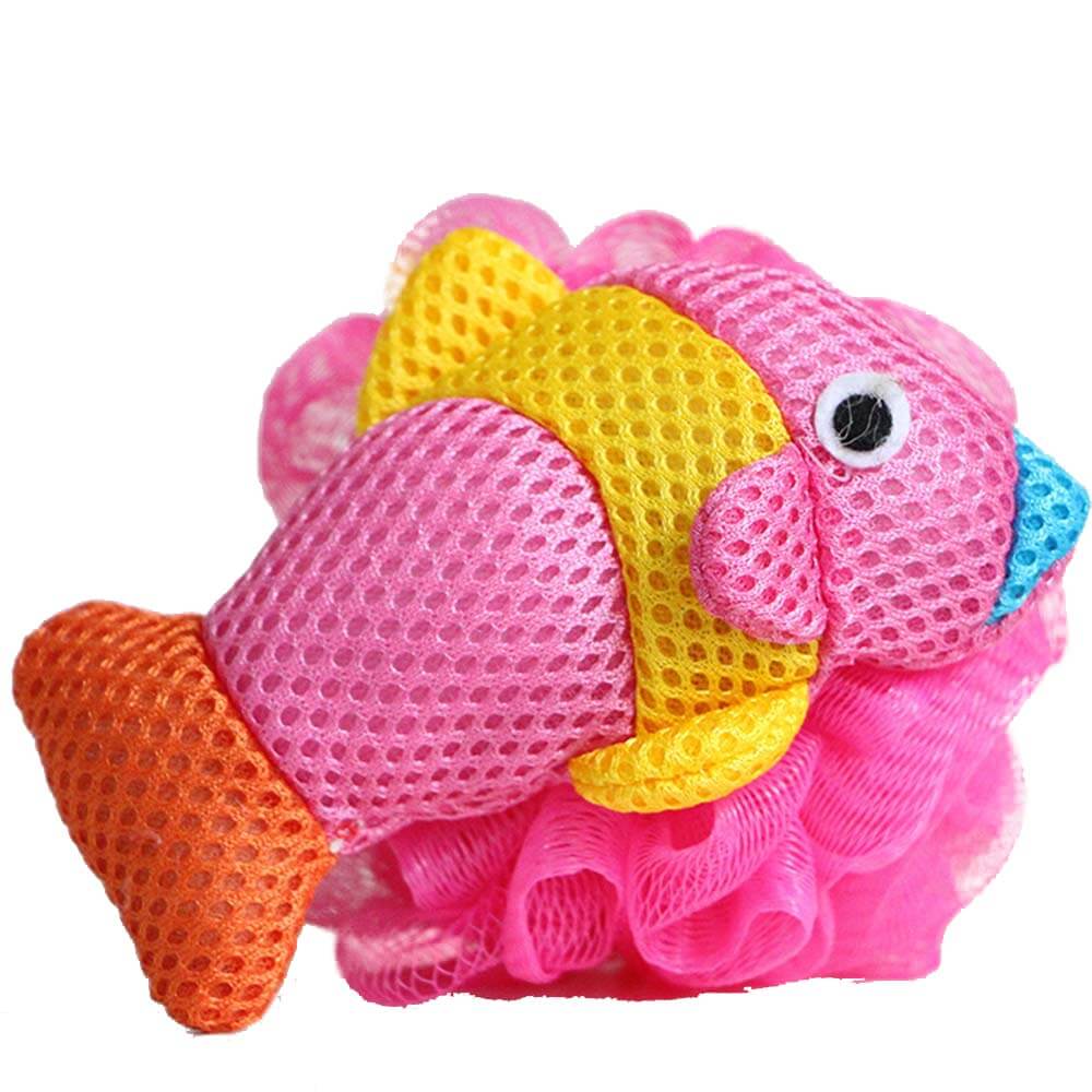 Fish Shower Mesh Bath Pouf DC-BP027