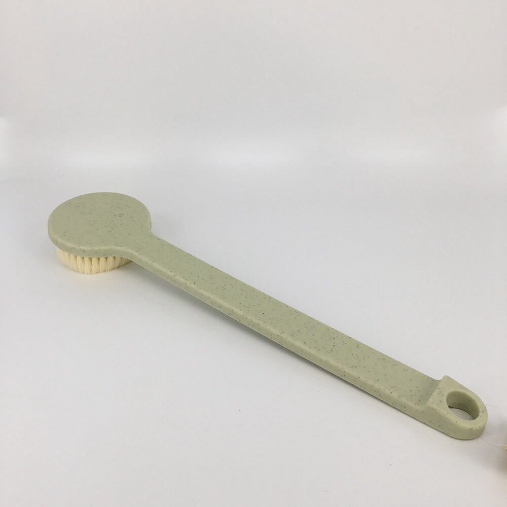 back side of soft shower bath brush