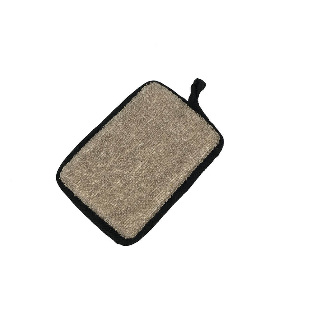 linen bath sponge pad