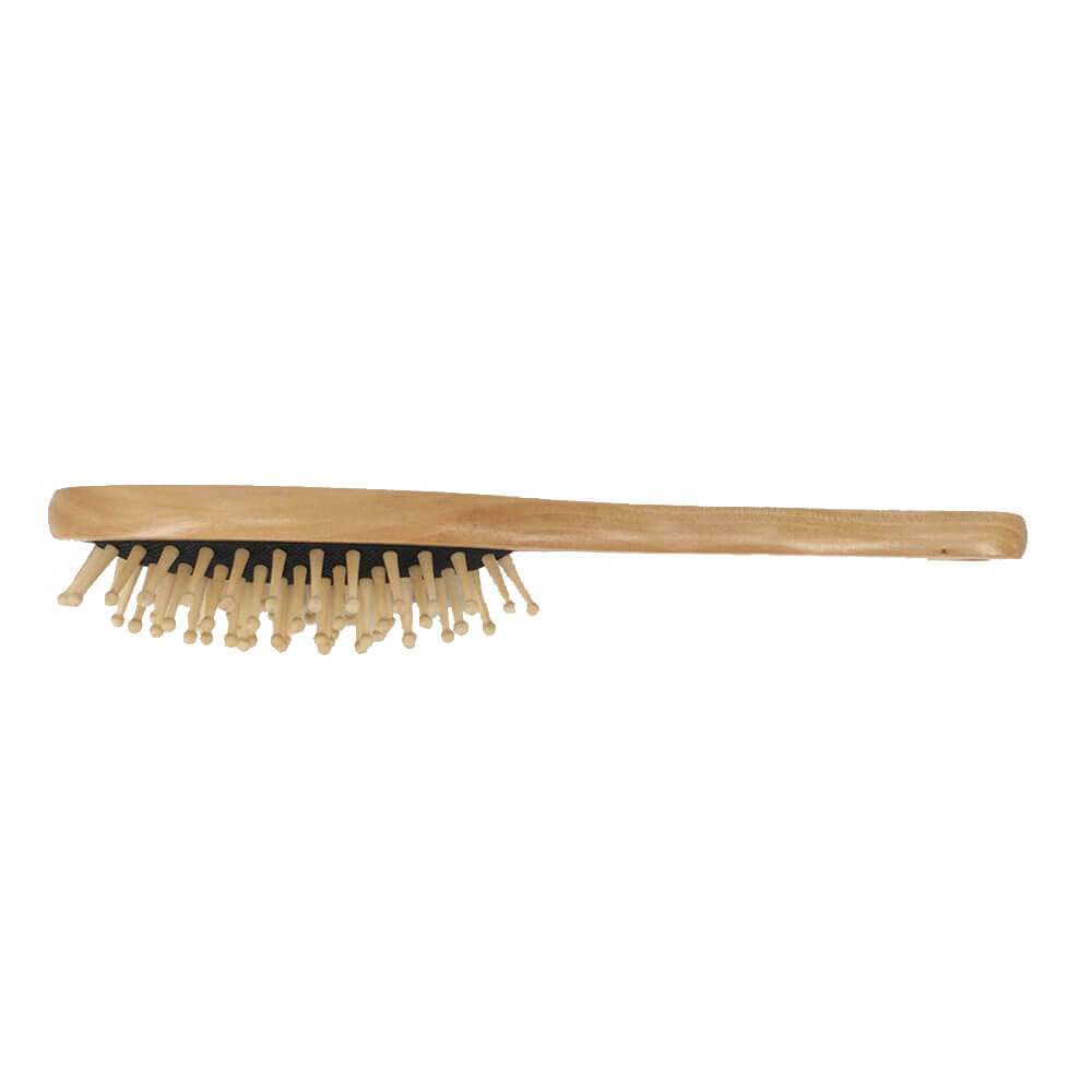 natural wooden massage hair brush DC-HB003
