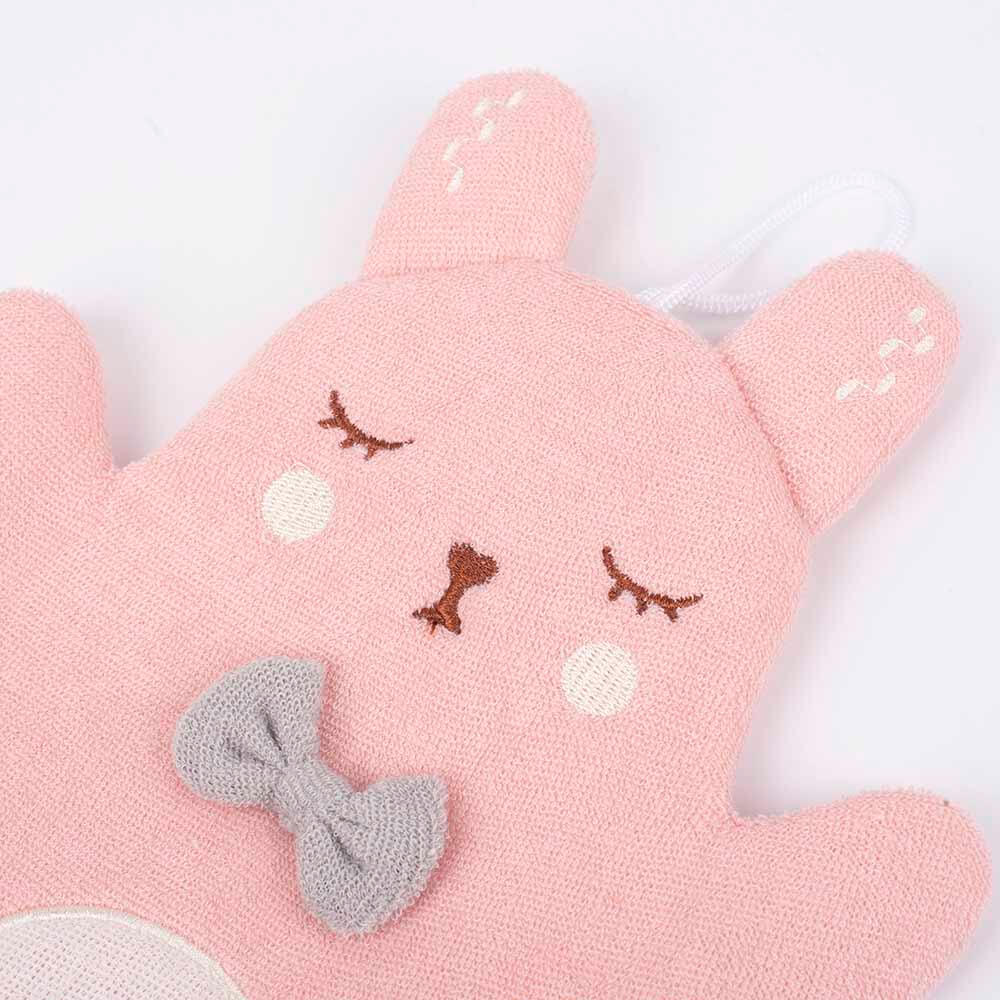 rabbit puppet bath scrubber glove