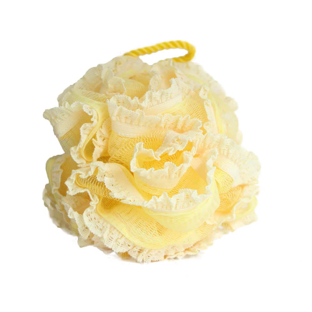 Ribbon Shower Mesh Bath Pouf DC-BP012