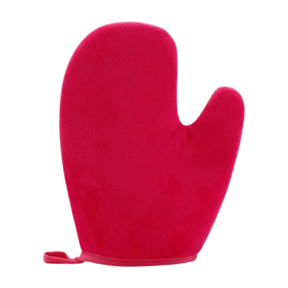 Self Tanning Mitt DC-BM113 in soft velvet fabric with leak-proof lining for streak-free tanning application