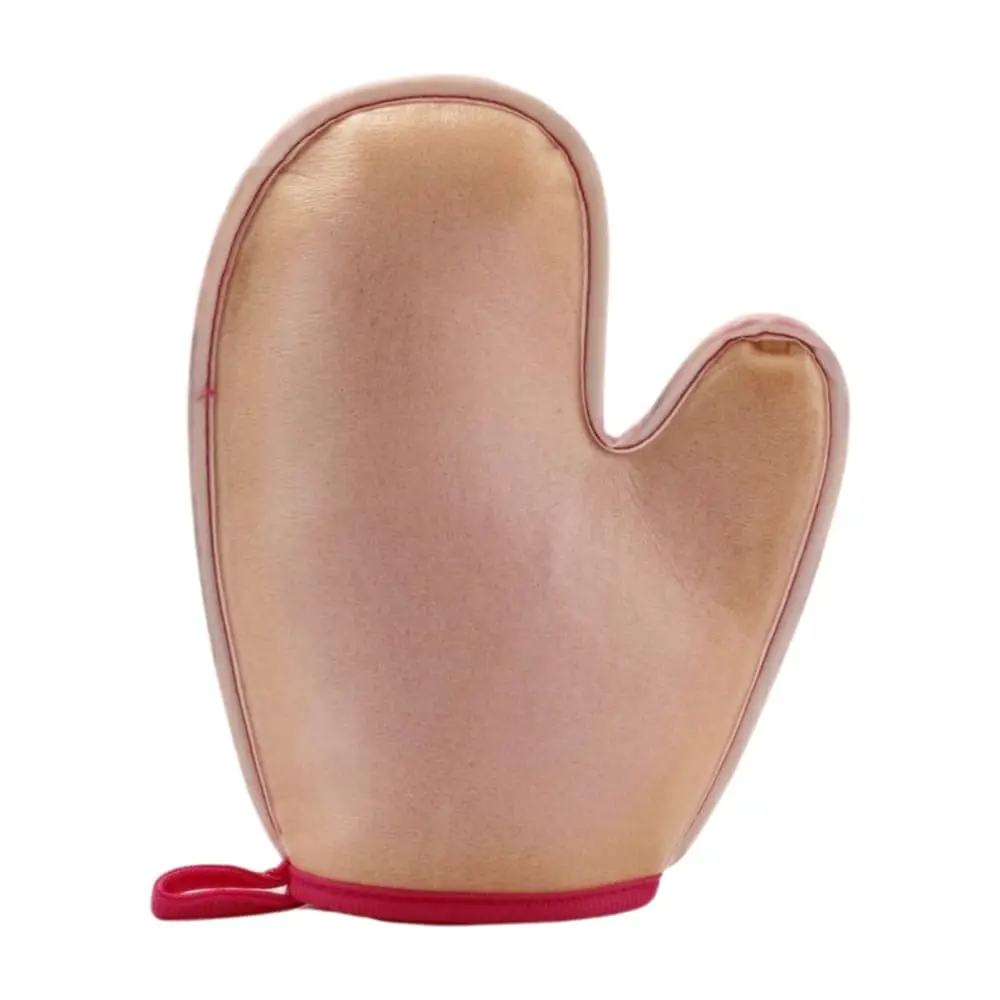 Inner view of Self Tanning Mitt DC-BM113 with waterproof leak-proof lining to prevent staining during tanning application