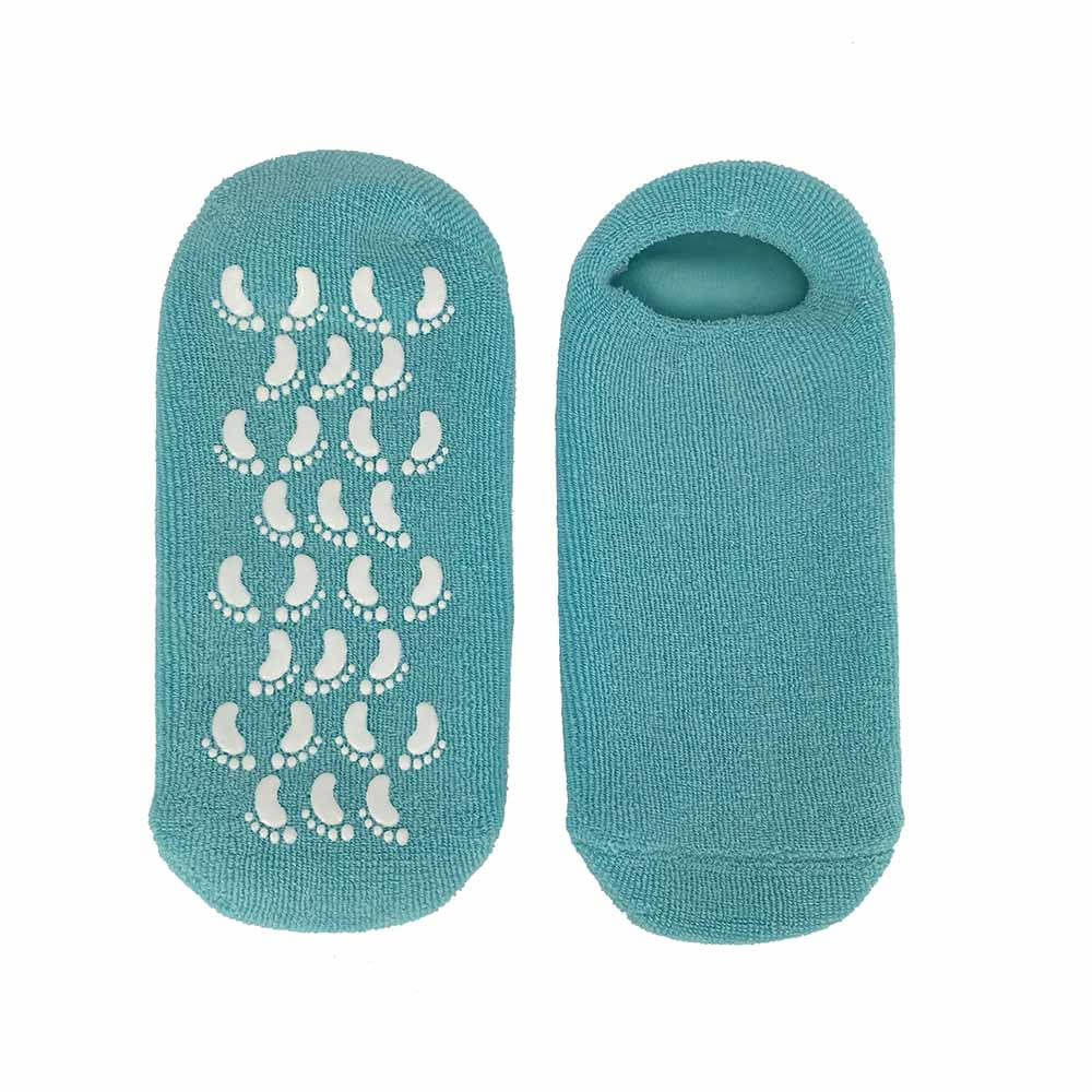 spa moisturizing gel socks