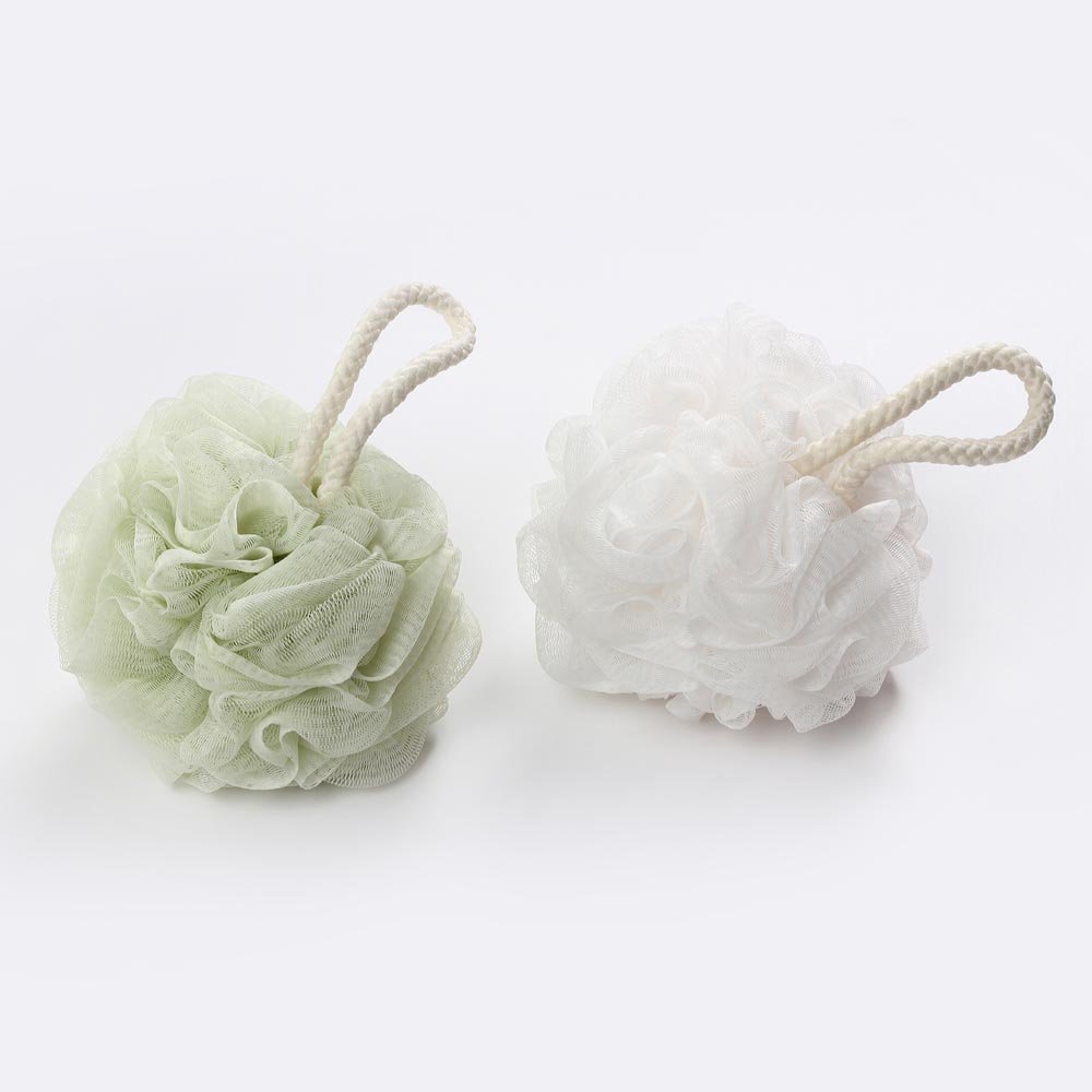 Ultra-soft Large Mesh Loofah Pouf Bath Sponge DC-BP003